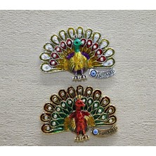 EkoAlışverişDünyam Swarovski Taşlı Tavuskuşu Magnet
