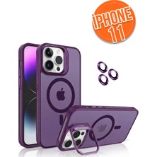 5DM iPhone 11 Uyumlu Magsafe Destekli Askeri Sınıf Darbe Emici Kılıf Kamera Lens Koruması Hediyeli