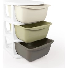 NW NessiWorld 3 Çekmeceli Saklama Ünitesi