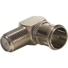 SÜS 2 Adet Usin Tv Uydu Anten Kablosu F Konnektör 90 Derece L Fiş Konektör Hızlı F (2)