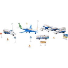 NW NessiWorld 1012381 Yfn Mxx Oyun Set Havaalanı Uçaklı Ses Işıklı Byk Mv