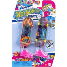 NW NessiWorld HXL17  Skate Retro Temalı Ikili Parmak Kaykay ve Ayakkabı Paketi