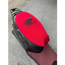 Şimika Honda Kırmızı Penye Motorsiklet Sele Kılıfı 1.kalite Likrali Penye Yıkanabilir