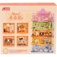 NW NessiWorld HK133 Jaki Büyük Yıldız Müzik Odası 256 Parça Block Oyuncak