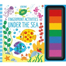Usborne - Deniz Altında Eğlenceli Parmak Boyama Kitabı, İnce Motor Becerileri Geliştirici