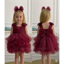 Shclothing Accessory Kız Çocuk Düğün Doğum Günü Parti Elbisesi