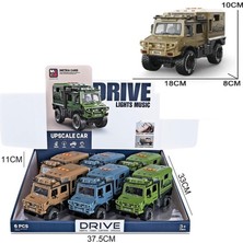 NW NessiWorld MG-D700-02 Sürtmeli Işıklı Müzikli Lüks Off-Road Karavan -Vardem Oyuncak