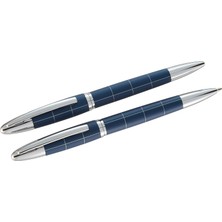 SÜS Serisi 1712TV Slayt Mavi Tükenmez Kalem+Versatil Kalem