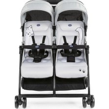 NW NessiWorld Ohlala Twin Ikiz Bebek Arabası Silver
