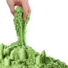 NW NessiWorld 03687 Nessiworld Aksesuarlı Yeşil Kinetik Oyun Kumu 500 gr