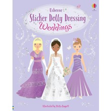 Usborne Sticker Dolly Dressing Weddings Eğlenceli Sticker Kitabı 4-8 Yaş İçin Yaratıcı Aktivite