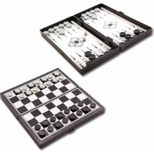 NW NessiWorld 1050170 Manyetik Satranç-Tavla 2si 1 Arada -Okey