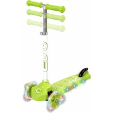 NW NessiWorld Evo Scooter 3tkr Işıklı Max 50KG Yeşil