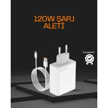 Fta Ticaret 120 Watt Type C Şarj Başlığı Poco X3 X4 X5 Pro Uyumlu