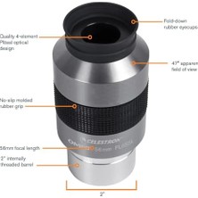 SÜS 93328 Omni 2 Inç Mercek, 56 mm Ultra Uzun Odak Uzaklığı ve Üstün Işık Iletimi – Derin Gökyüzü Yıldız Kümeleri, Yıldız Bulutları ve Galaksileri Izlemek Için, Gümüş/siyah