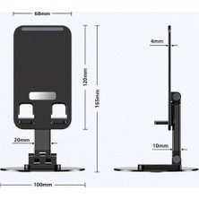 NW NessiWorld Katlanabilir Telefon Tutucu Stand Yuvarlak Tabanlı CM-074