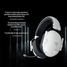 SÜS Blackshark V2 Hyperspeed - Kablosuz E-Spor Oyun Kulaklığı Ultra Hafif 280G (Süper Geniş Bant Mikrofon, Triforce Titanyum 50MM Sürücü, Ses Yalıtımlı Köpük, 70 Saat) Beyaz