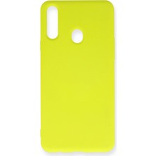 Hsc Bilişim Galaxy A20S Kılıf Nano Içi Kadife Silikon - Sarı