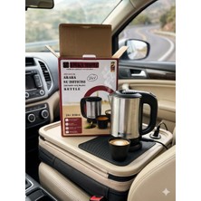 Emka Home Premium 24V Araç Içi Su Isıtıcı Kettle - 800 ml Paslanmaz Çelik Kamyon Tır Otobüs Uyumlu