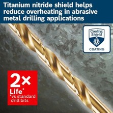 SÜS TI2159 1/2 In. x 6 In. Titanbeschichtete Matkap