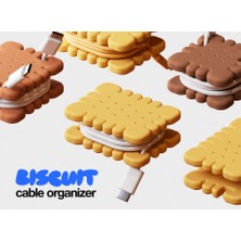 3D Baskı Zamanı Bisküvi Şeklinde Kablo Düzenleyici Krem