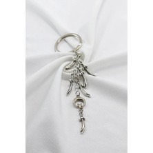 Biuti Metal Çoklu Zülfikar Kılıcı Hilal ve Ay Yıldızlı Araba Dikiz Ayna Süsü