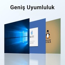 SÜS USB 2.0 Sd - Microsd Kart Okuyucu ve 3 Port USB Çoklayıcı Hub