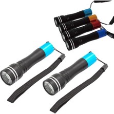 SÜS 2 Adet Pille Çalışan Çok Fonksiyonlu Mini 3 Fonksiyonlu El Feneri, Cep Çanta Anahtarlık Için Uygun Küçük Taşınabilir Pilli El Feneri (Pil Dahil Değildir)