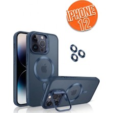 5DM iPhone 12 Uyumlu Magsafe Destekli Askeri Sınıf Darbe Emici Kılıf Kamera Lens Koruması Hediyeli