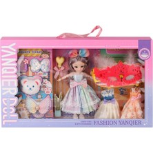 NW NessiWorld 3688-033A Fashion Aksesuarlı Eklemli Bebek -Karsan  oyuncak