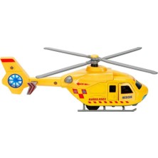 NW NessiWorld Sesli ve Işıklı Çek Bırak Die Cast Helikopter