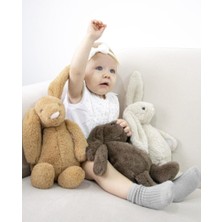 NW NessiWorld Uyku Arkadaşım Oturabilen Tavşan 30 cm 730 Vizon