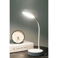 SÜS Yeni Nesil Şarjlı Dokunmatik 20 LED Çalışma Okuma Işığı Flexible Masa Lambası 3 Farklı Işık Seçeneği
