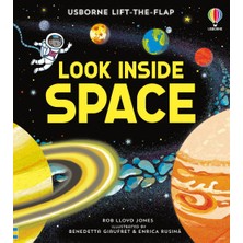 Usborne Look Inside Space Eğitici Çocuk Kitabı 4-8 Yaş İçin Keşif Dolu Sayfalar