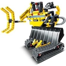 SÜS Stem 2'si 1 Arada Ekskavatör Yapım Seti, 398 Parça Eğitici Bloklar