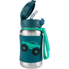 NW NessiWorld Zoo Pipetli Paslanmaz Çelik Suluk 350 ml Kamyon