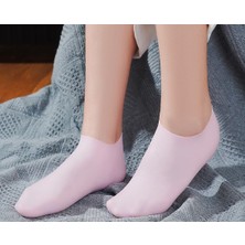 NW NessiWorld Silikon Nemlendirici Çorap Ayak Bakım Çorabı Pembe