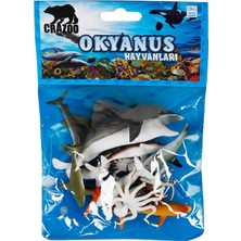 NW NessiWorld Okyanus Hayvanları Poşetli Hayvan Oyun Seti