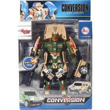 NW NessiWorld HW-899-1-2-5 Dönüşebilen Robot Jeep 1:24 -Vardem