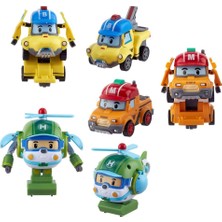 NW NessiWorld Polı ZR-915 Robocar Poli Quick Transforming Mini Rescue Deluxe Set