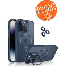 5DM iPhone 15 Uyumlu Magsafe Destekli Askeri Sınıf Darbe Emici Kılıf Kamera Lens Koruması Hediyeli