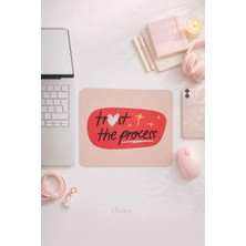 Duxy Motto Yazılı Mouse Pad, 23X19 Cm, Kaymaz Taban, Ev, Ofis ve Oyun Için Rahat ve Yumuşak Mousepad