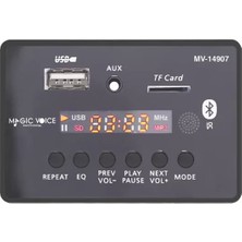 İsingir Shopping Magicvoice MV-14907 Usb-Sd-Aux-Bluetooth Mikrofonlu Kumandalı Ekranlı Oto Teyp Çevirici Dijital Pla