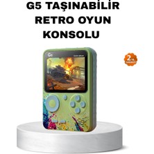 LuxeGem G5 Retro Oyun Konsolu 500 Klasik Oyunlu 3 Inç Hd Ekran ve Tv Bağlantılı