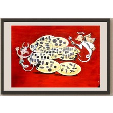 Karikatural Ma Heng Chao 27X20CM Orijinal Karikatür BOD04145