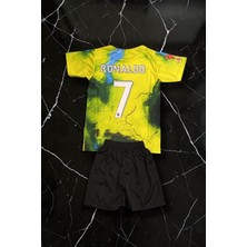 Çağrı Giyim Sarı Nostaljik Real Madrid Ronaldo Çocuk Forma