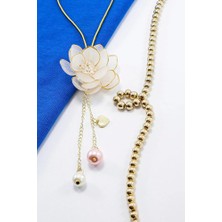 Biuti Gelin Arabası Dikiz Ayna Süsü Toz Pembe Tül Gül, Lüks Gelin Arabası Dekoru