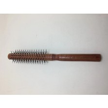 LuxeGem Astra RD-557 Koyu Ahşap Renk Saç Fırçası Tarak