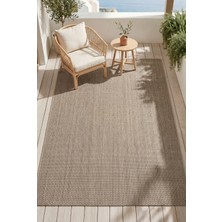 Venucci Home & Living Larin Modern Sisal Jüt Toz Vermez Balkon Bahçe Mutfak Kilimi
