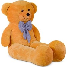 SÜS 130 cm Dev Pelüş Papyonlu Ayı,yumuşak ve Sevimli Büyük Boy Oyuncak Ayı,sarılmalık Sevgiliye Hediye Ayıcık,dev,büyük Boy (Kahverengi)